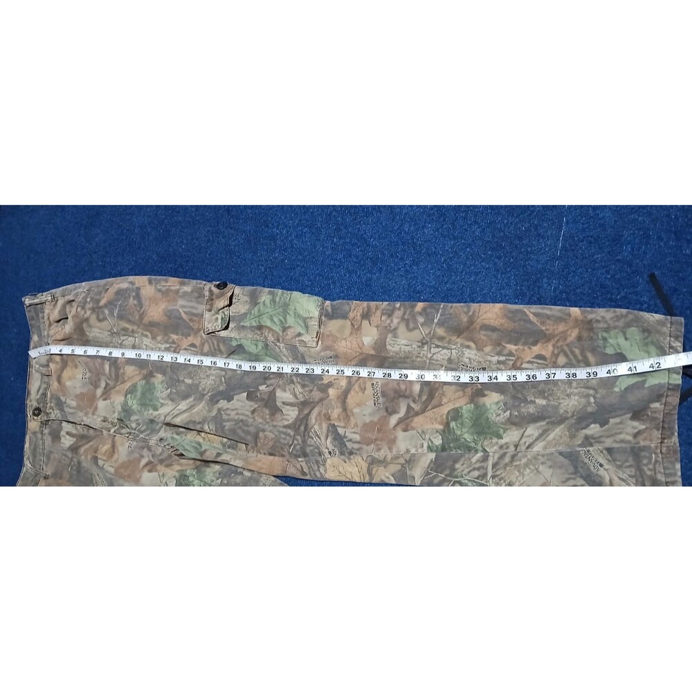 VINTAGE Advantage Timber Camo pants Adjustable waist, Pockets Large 38-40 - Picture 9 of 9
